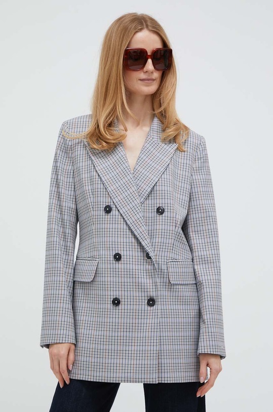 Tommy Hilfiger marynarka tkanina granatowy WW0WW40053