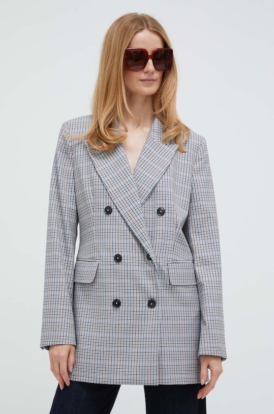 Tommy Hilfiger marynarka tkanina granatowy WW0WW40053