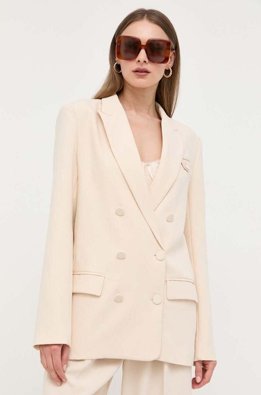 Bardot sacou cu captuseala bej 58627JB2.BEIGE