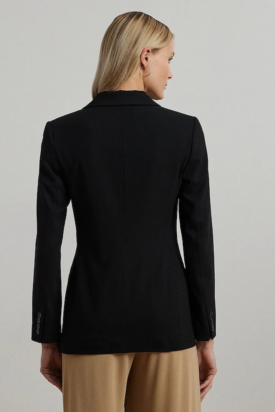 Шерстяной пиджак Lauren Ralph Lauren 200911071 чёрный SS25