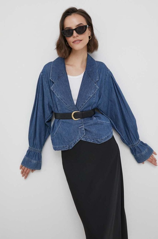 Dkny blazer jeans oversize blu E3DCYS07