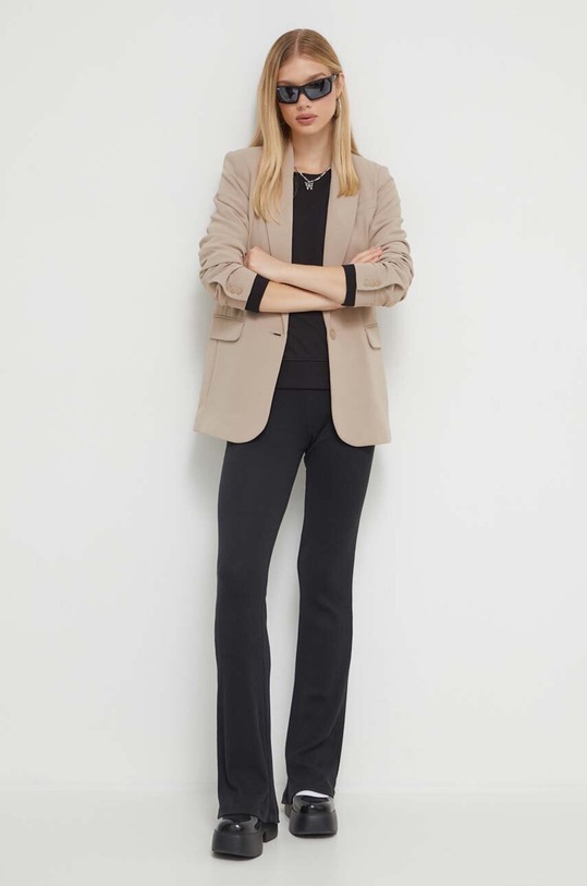 Abercrombie & Fitch marynarka KI144.3343.402 beżowy AW23