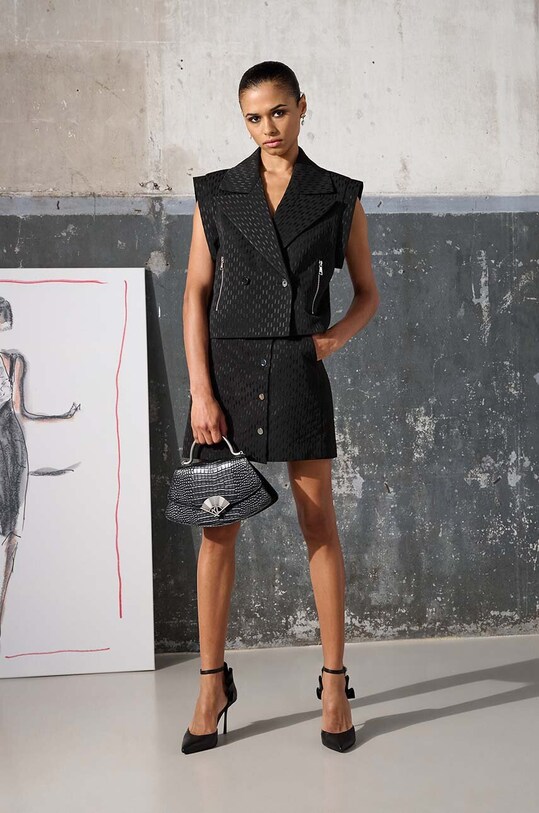 Елек Karl Lagerfeld KL x The Ultimate icon 235W1406 черен