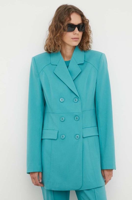 Gestuz sacou Caisa cu captuseala turcoaz 10908148