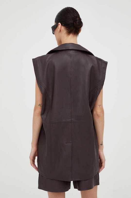 Ruházat Gestuz bőr mellény 10908176 barna