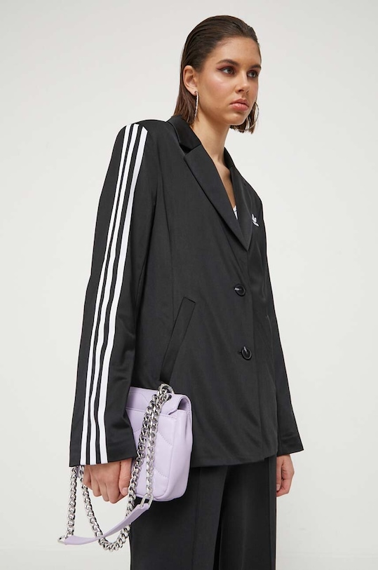Σακάκι adidas Originals Adicolor Classics 3-Stripes Blazer IK0440 μαύρο AW24