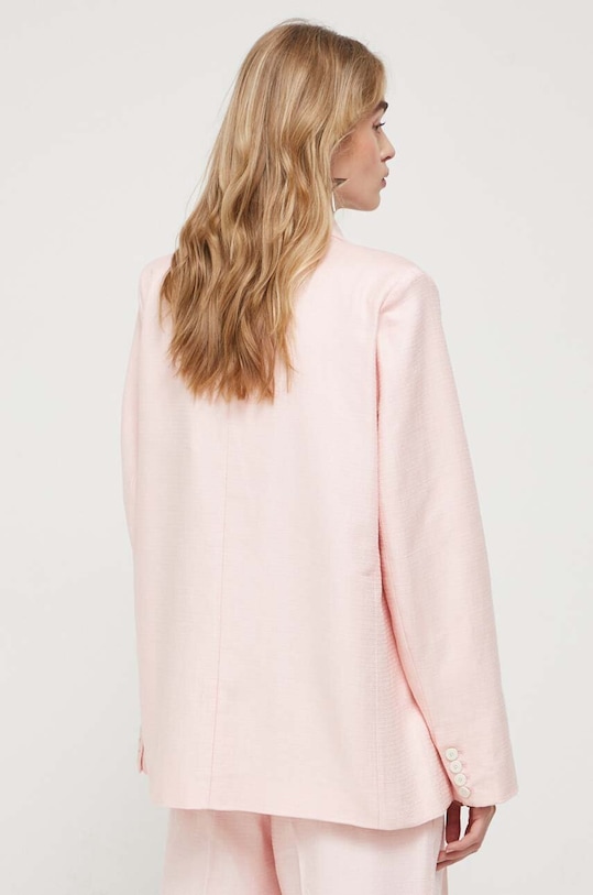 Odzież Stine Goya marynarka bawełniana SG5173 różowy
