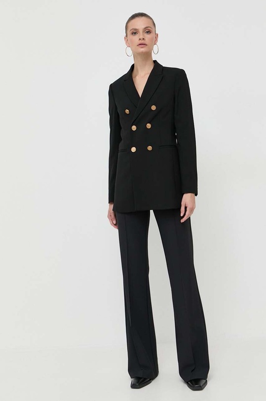 Sako s primjesom vune Red Valentino 3R3CEE05WBP crna AW23