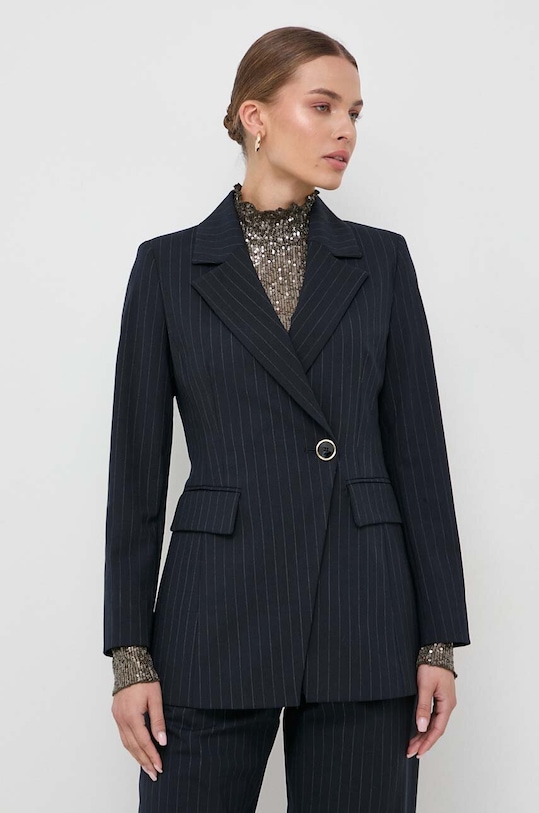 Marella marynarka z domieszką wełny tkanina granatowy 2330461238200