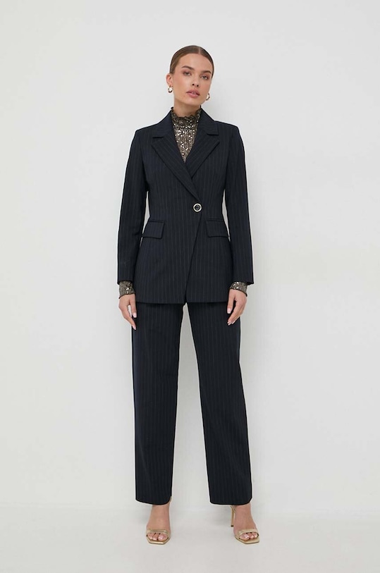 Marella marynarka z domieszką wełny 2330461238200 granatowy AW23