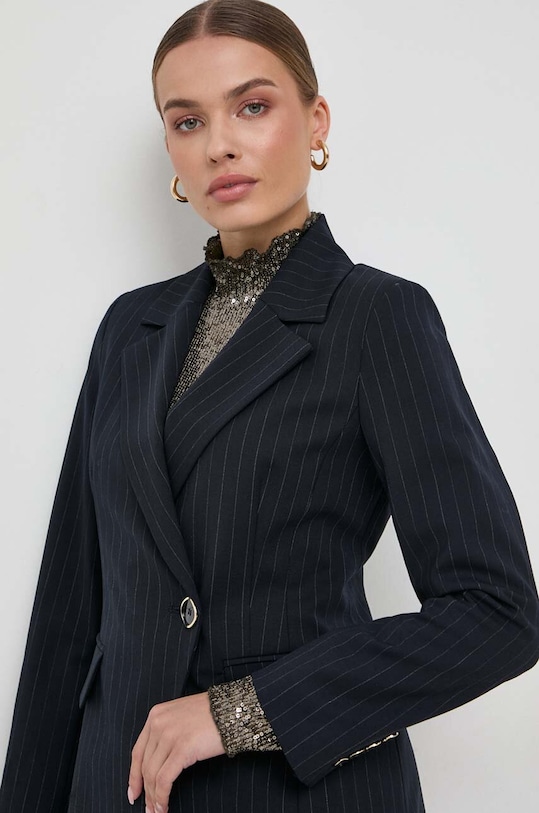 Marella marynarka z domieszką wełny granatowy 2330461238200