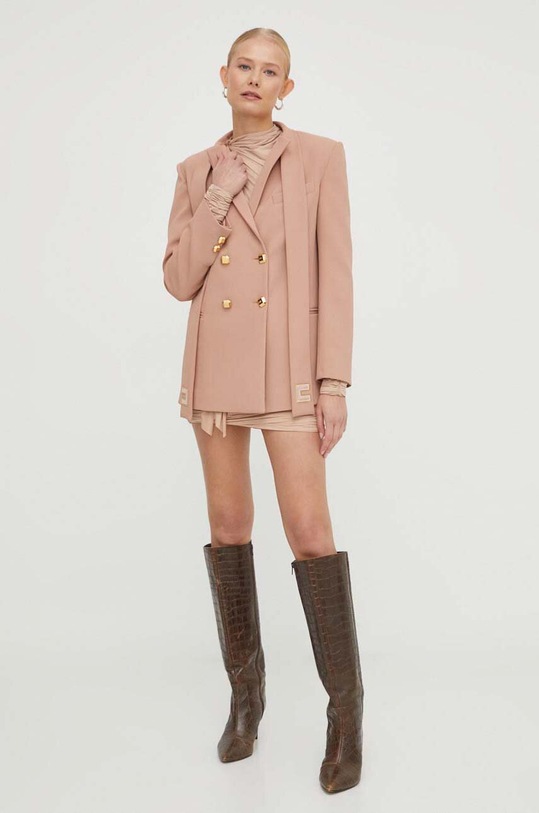 Elisabetta Franchi sacou GI09737E2 roz AW23