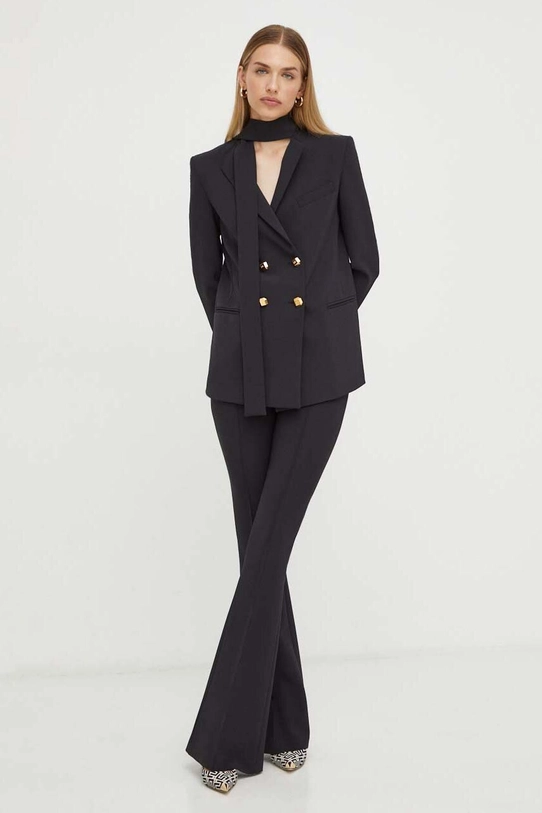 Elisabetta Franchi marynarka GI09737E2 czarny AW23