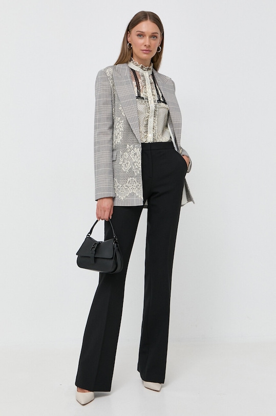 Twinset marynarka tkanina czarny 232TP2635