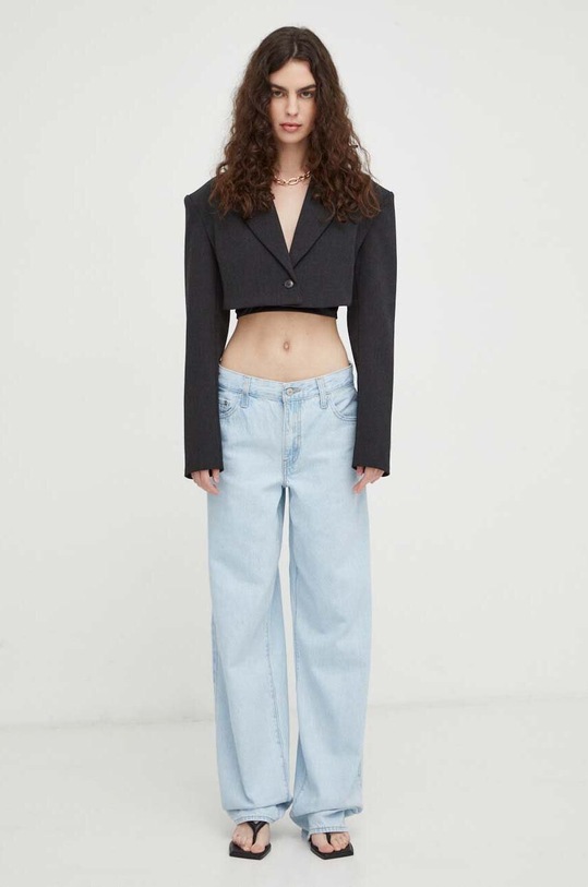 Herskind marynarka z domieszką wełny 4911956 szary AW23