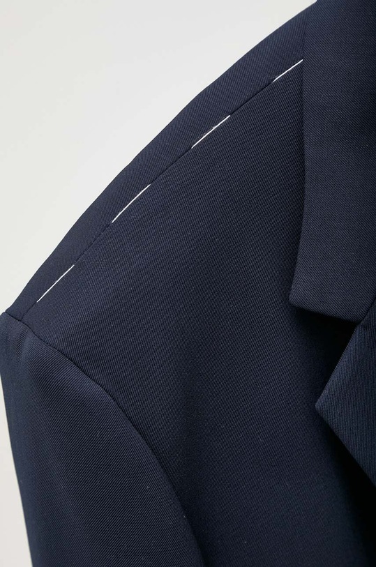 Weekend Max Mara blazer con aggiunta di lana x Kate Phelan 2350460133600 blu navy