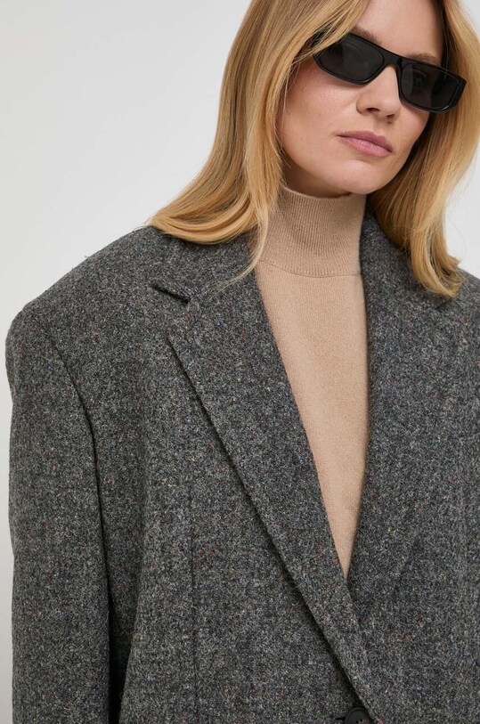 Μάλλινο σακάκι Weekend Max Mara γκρί 2350860133600