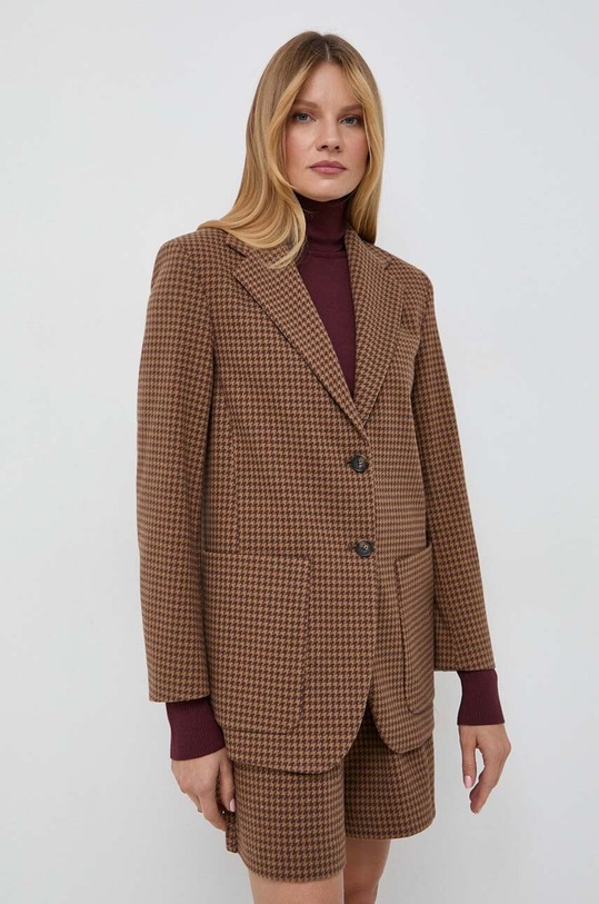 Weekend Max Mara marynarka brązowy 2359160133600