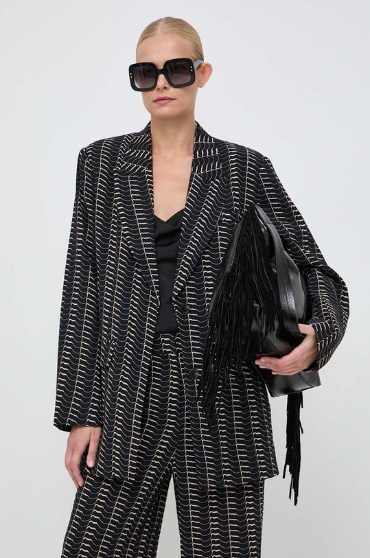 Notes du Nord marynarka tkanina czarny 13301.