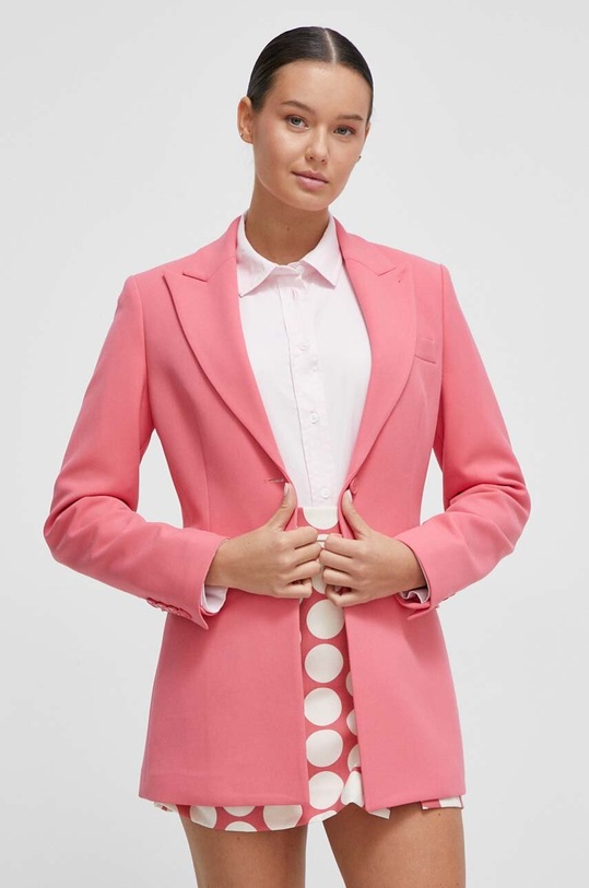 United Colors of Benetton marynarka 29HHDW014.11F różowy AW23