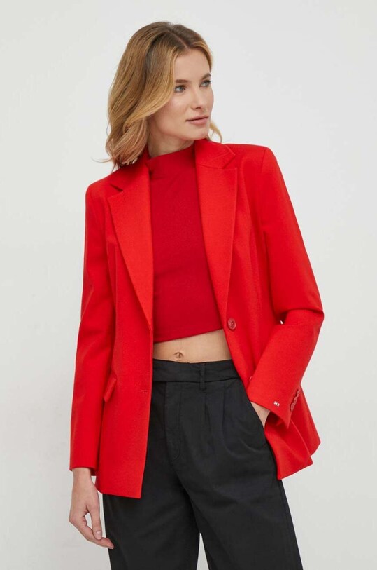Tommy Hilfiger giacca maglia rosso WW0WW40341