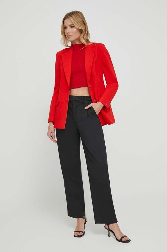 Tommy Hilfiger giacca WW0WW40341 rosso AW23