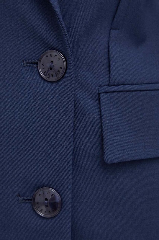Patrizia Pepe marynarka z domieszką wełny 2S1474.A1PH granatowy