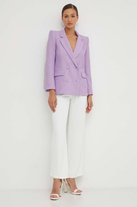 Patrizia Pepe giacca tessuto violetto 2S1476.A351