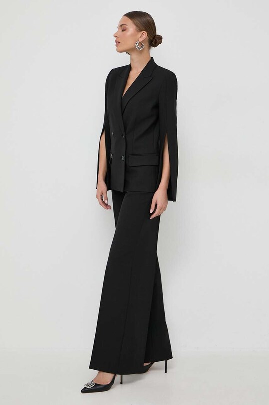 Twinset blazer con aggiunta di lana 232TT2047 nero AW23