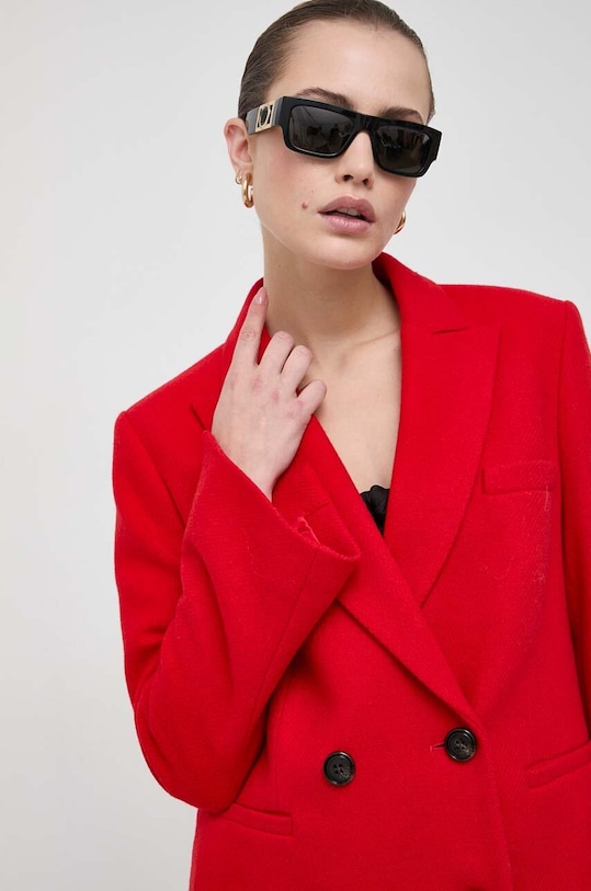 MAX&Co. marynarka wełniana czerwony 70441523