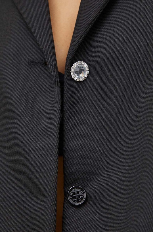 Stine Goya marynarka z domieszką wełny SG5198 czarny