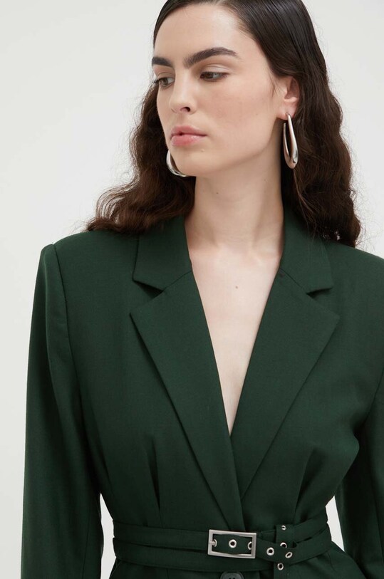 Gestuz blazer con aggiunta di lana Fenaya verde 10908275