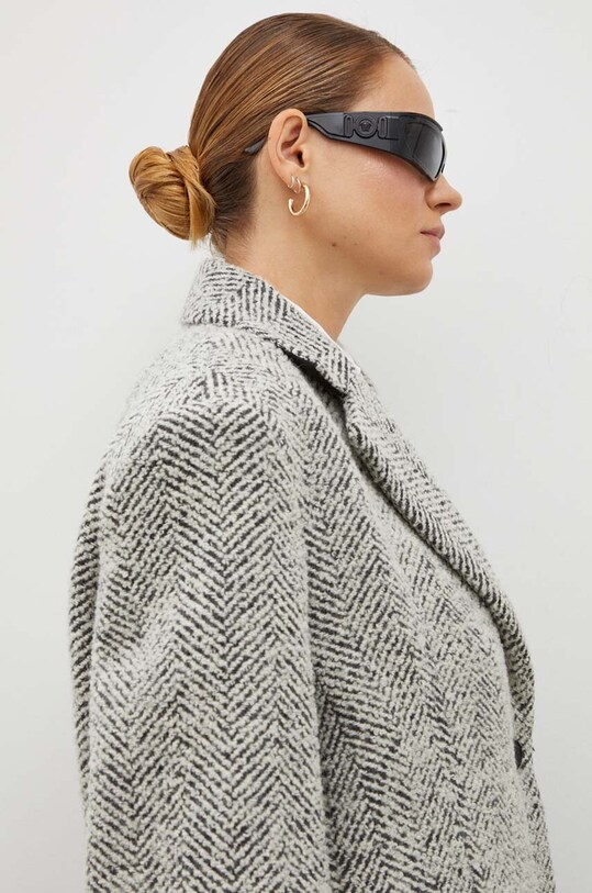 Remain geaca de lana gri 500813000