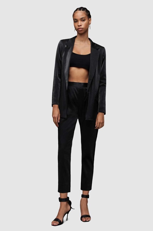 AllSaints marynarka Aleida WT041Z czarny