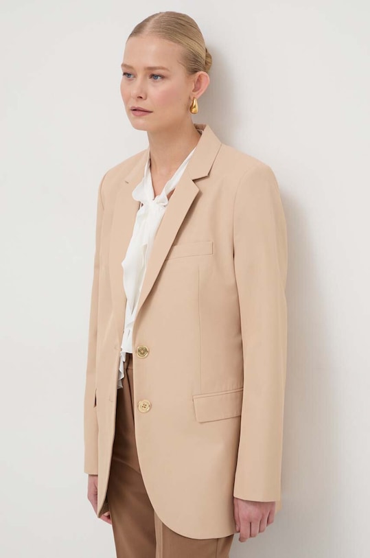 Піджак MICHAEL Michael Kors з підкладкою бежевий MR4100CATQ