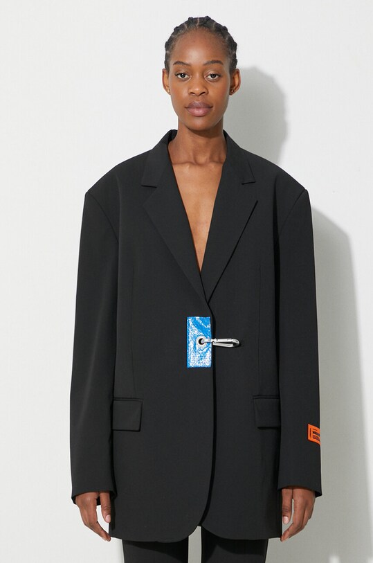 Heron Preston jacket Carabiner Gabardine Blazer oversize black HWEN018F23FAB0011000