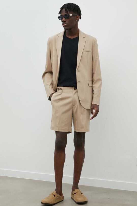 Пиджак Bruuns Bazaar Statice Carl blazer BBM2269 бежевый AW23