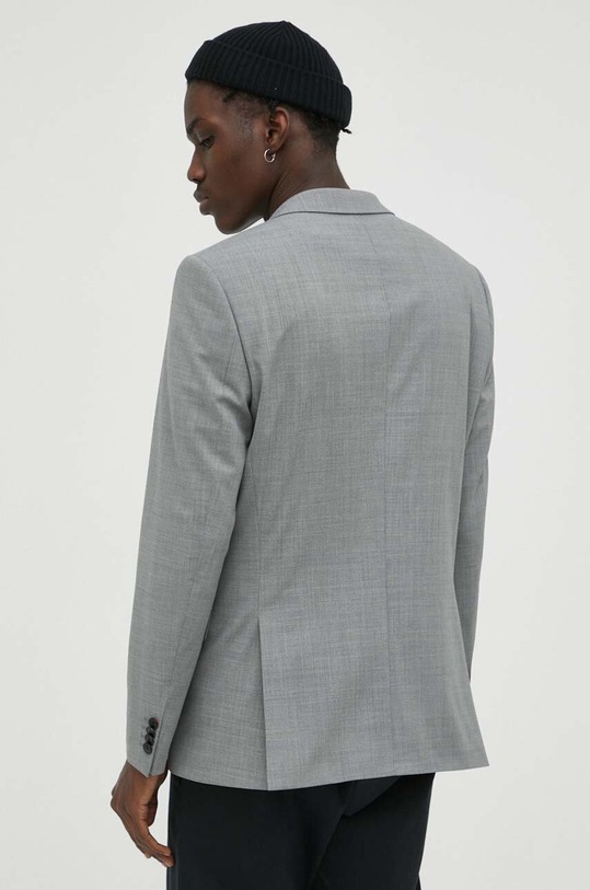 Oblečení Blazer s příměsí vlny HUGO 50500266 šedá