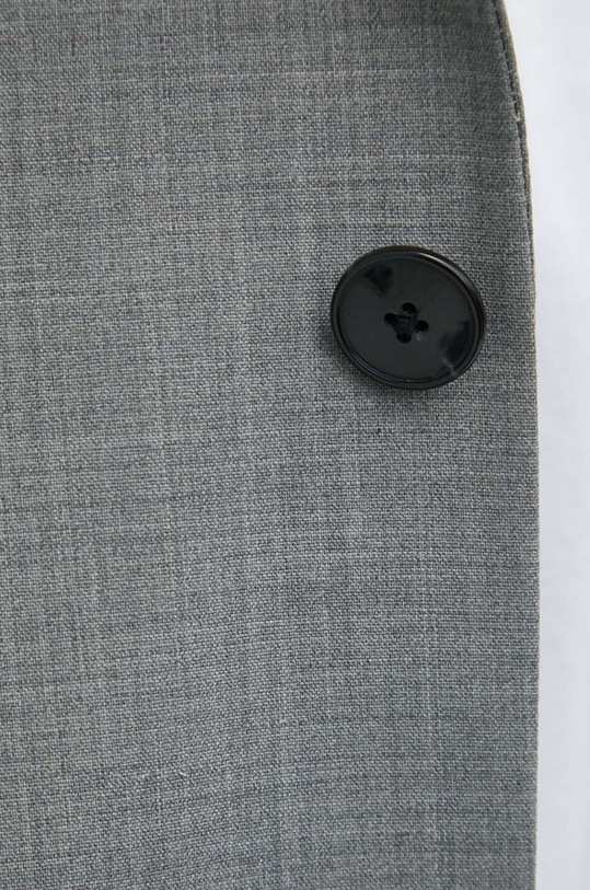 Blazer s příměsí vlny HUGO 50500266 šedá