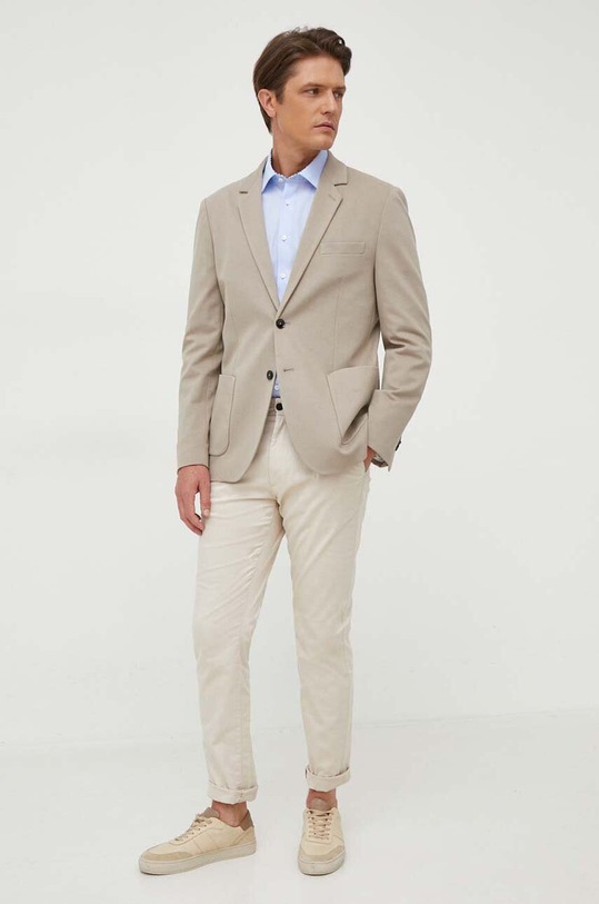 Сако Liu Jo вталена сив M223P102JERSEYBLAZER