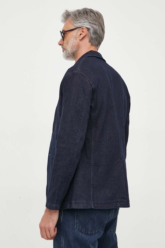 Ρούχα Τζιν μπουφάν Sisley 2FRTSW01M.932 σκούρο μπλε