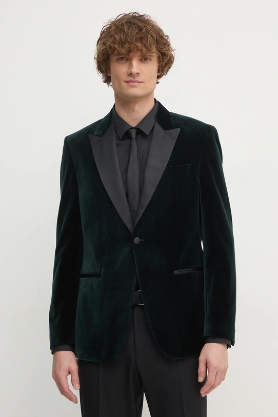 BOSS zakó dzsörzé zöld 50484709