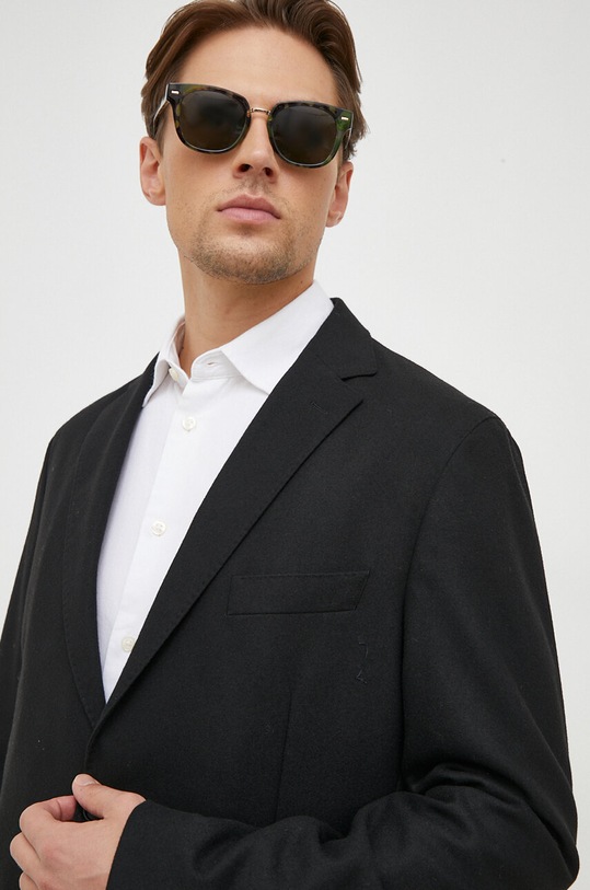 BOSS sacou din lana negru 50502537