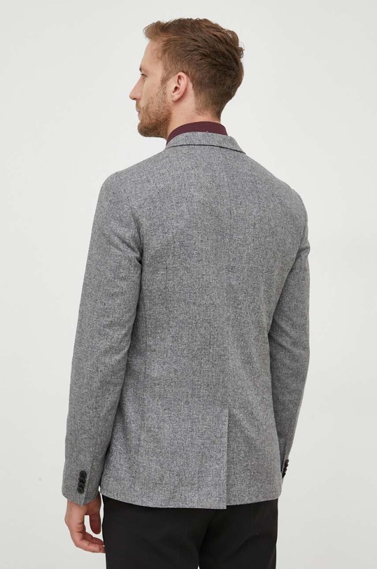 Odzież Calvin Klein marynarka wełniana K10K111706 szary