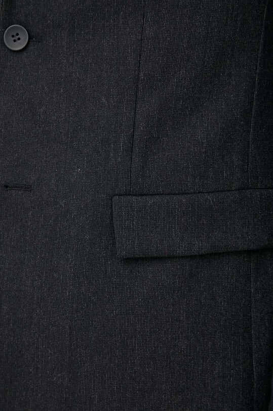 Calvin Klein marynarka wełniana czarny K10K111707