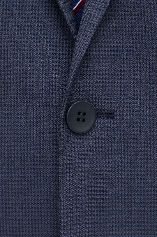 Calvin Klein marynarka wełniana K10K112050 granatowy