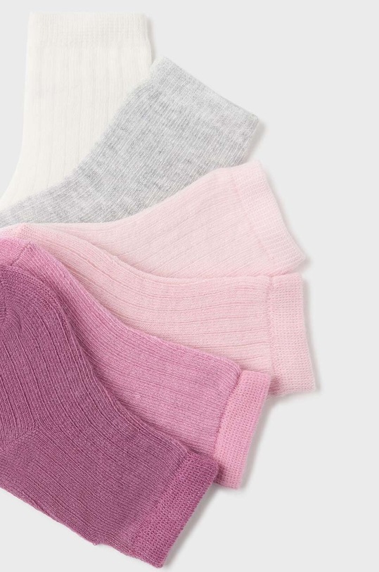Mayoral Newborn skarpetki niemowlęce 6-pack 9655.1L.Newborn.9BYX różowy AW23