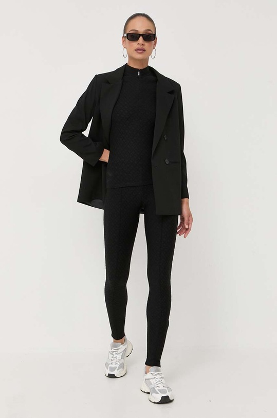 BOSS legginsy 50494165 czarny AW23
