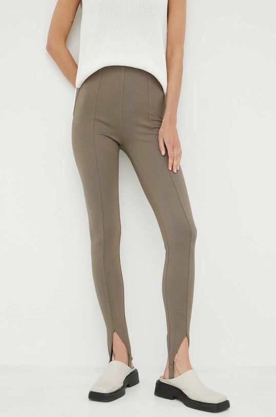 Remain legginsy z elastanem zielony 5009092638