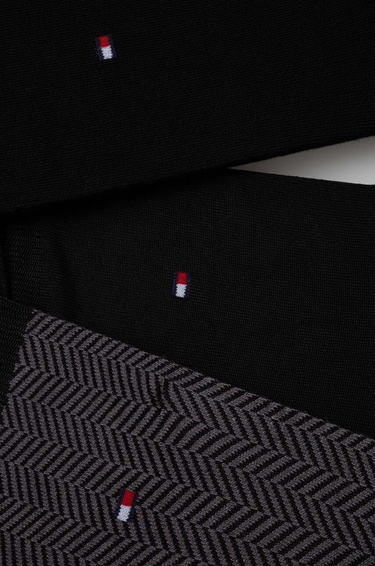 Ponožky Tommy Hilfiger 3-pak 701224920 čierna AW23